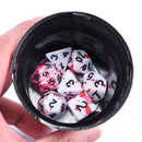 7x Bloody Polyhedral Dice Set For Dungeons And Dragons DND MTG RPG Game AU
