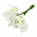 12Pcs Mini Calla Artificial Flower Bouquet Wedding Decoration DIY Wreath Gi