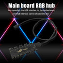 10 RGB Sync HUB Splitter Extension Cable for Motherboard RGB Fan (5V 3Pin)
