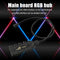 10 RGB Sync HUB Splitter Extension Cable for Motherboard RGB Fan (5V 3Pin)