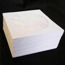 Mini 100 Pc White Paper Disc Bags Cases Media DVD CD Sleeves Packaging Case G7V7
