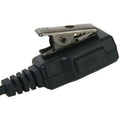 Earpiece 2 Pin G-Shape Security Headset Inline PTT Mic Earphone for KENWOOD