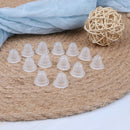 100Pcs Soft microblading tattoo ink cup cap pigment silicone holder contai %o