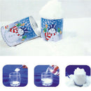 Instant Xmas Magic Snow 2pcs Artificial Snow Christmas Decor BX
