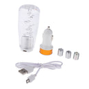 Universal LED 100mm Clear Bubble Glass Shift Lever Heap of Car Shift Lever