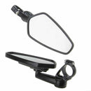 2 Pcs Motorcycle Rear View Handle Bar End Side Rearview Mirrors 7/8" 22mm YM