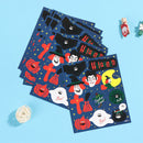Halloween Pumpkin Ghost Handmade Cake Packaging Sealing Label Kraft StickerSEAU