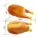 Dog Toys Simulation Silicone Roasted Chicken Tooth-resistant Teeth Pet Trai