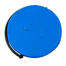 Folding Artist Paint Brush Basin with Brush Holder Water Bucket (Blue) A