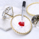 1Pc Diamond False Nail Art Plate Tips Display Stand Nail Polish Gel Manicure SME