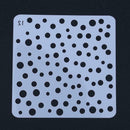 Spray Plate DIY Draw Tool Photo Album Tools for Kids Theme Hollow Ruler