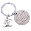 Graduation Keychain Take Pride in Keyring Stainless Steel  Graduates Gifts 2 3C