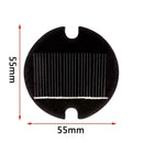 DIY 55*55mm 2.5V 60MA Mini Solar Cell Panel Module Board Round Epoxy Portab P9A8