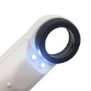 40X Magnifying Magnifier Glass Jeweler Eye Jewelry Loupe Loop With 2 LED LiS Hn