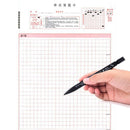 2B Black Lead Holder Exam Mechanical Pencil With Lead Refill Set Office SupplyTE