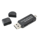 USB 2.0 SD Memory Card Reader Adapter SDHC SDXC MMC Micro Mobile T-FLASH HOT