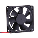 24V 2 Pin 40mm Mini 4cm DC Brushless Computer Cooler Cooling Fan PC Black