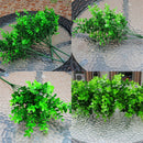 1PC Artificial Eucalyptus Grass Green Leaves Plant For Home Decor 7-Branches MO