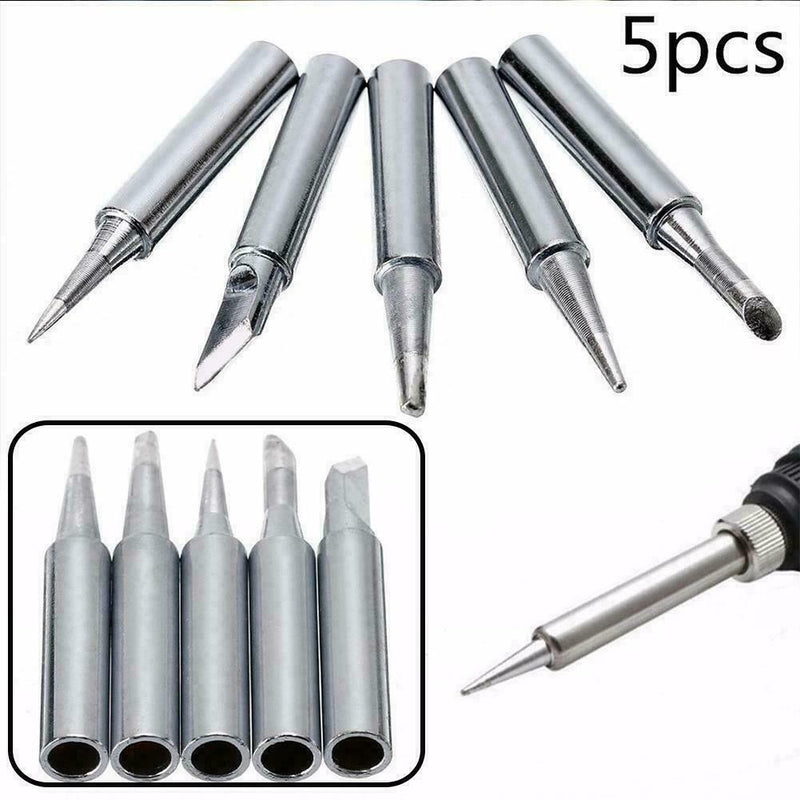 5pcs 900M-T Iron Tip Soldering Rework Station Hakko Soldering Station Tool K9N7