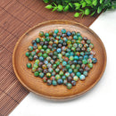 30 PCS Mult-Colour Round Natural Glass Beads 8mm Jewellery Making Hot Crafts NEW