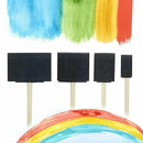 Round Paint Foam Sponge Brush Various Shaped and Sized, Watercolor Sponges  C3S4