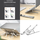 Aluminum Alloy Foldable Laptop Stand Adjustable Desk Holder For Laptop PC