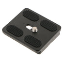 PU-50 Quick Release Plate Metal QR Clamp with 1/4'' Adapter for Manfrotto Arca