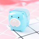 Mini Cartoon Pig Pencil Sharpener For Student Kids Gifts Office Stationery M&O