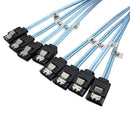 4pcs/set SATA III SAS Data Cable for ServerÃ‚Â SATA 7 Pin to SATA 7 Pin (0.5m)