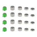 31pcs Thumb Stick Grips For PS4 Series Controller Button+Screwdriver+Bag