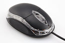 Black Usb Wired Optical Light Scroll Wheel Mice Mouse For Pc Laptop Compute ME