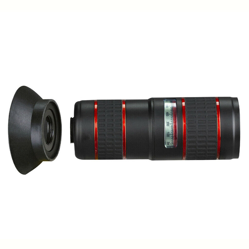 12x Optical Zoom Lens Telescope Telephoto Clip On For Mobile Cell Phone