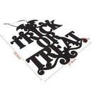 Halloween Hanging Banner Trick Or Treat Wall Decor Pendant Sign Board For T