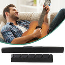 Ebony Slotted Bridge Saddle Nut 2x for Classical Guitar Musical Instrument Parts