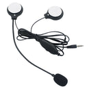 Motorcycle Helmet Headset with Mic 3.5mm Jack Wired MP3 Music Earphones A