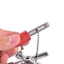 1pc Key Wrench Cross Switch Alloy Universal Square Wrench Tool For CupboardD Cy