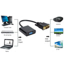 CableDeconn E0309 Full HD 1080P DVI-D to VGA Male to Female Converter Cable