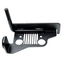 Front Foot Pegs Solid Oxidized Iron Black-Powder Coated Foot Rest Grille Ki