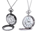 Large new quartz pocket watch Fashion trend Roman scale design magic glass  G9E4