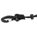 Black Dive Scuba Double Hose Holder + Adjustable Flashlight Lanyard Wrist Strap