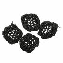 Hotel Waitress Elastic Nylon Black Snood Net Ballet Bun Hair Covers Ornamen