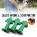3in1 Silicone Caulking Finisher Tool Nozzle Spatulas Spreader Window Tool O6F9