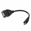 USB A 2.0 female to Micro USB B male Cable Adapter