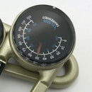 2PCS Multifunctional Keychain Hiking Metal Carabiner Mini Compass Thermometer