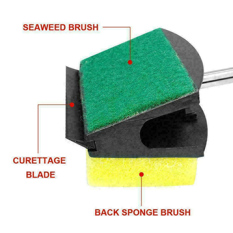 Aquarium Cleaning Brush Fishes Tank Algae Cleaner Sponge Scrubber Removers L9U7