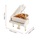 Rotating Ballerina Dancing Girl Music Box Piano Shape Desktop Decoration Pretty