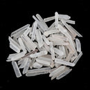 Natural White Crystal Single Crystal Slender Hexagonal Raw Stone Specimen