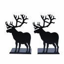 Elk Non-skid Bookends Art Bookend,1 Pair (Black) G5U4