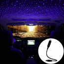 Blue USB Car Atmosphere Ambient Star Light Christmas Interior Decor Adjustable