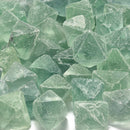 Hot Natural Stones Blue Fluorite Crystal Rock Specimen Octahedron Quartz Decor